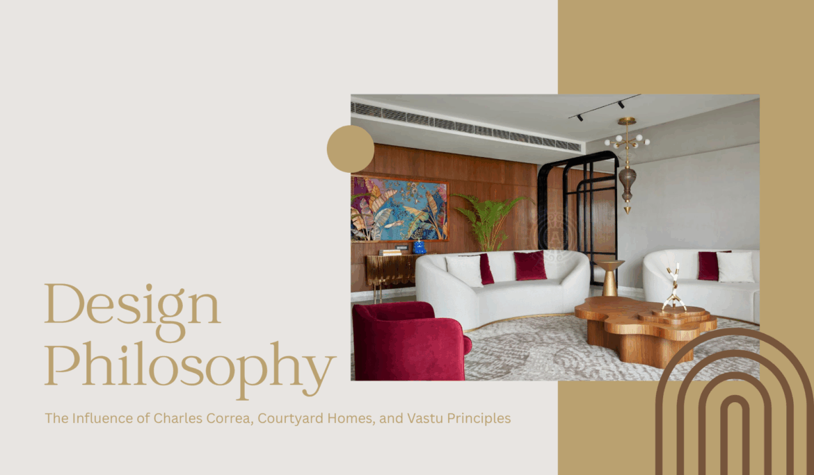 Design Philosophy: The Influence of Charles Correa, Courtyard Homes, and Vastu Principles